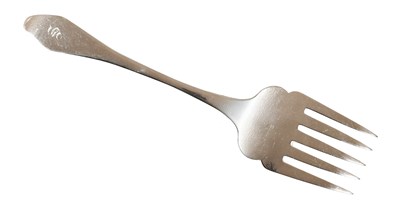 Lot 134 - A George III Silver Salad-Fork