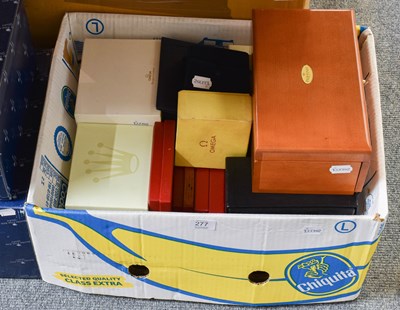 Lot 277 - A Selection of Watch Outer Boxes, three by...