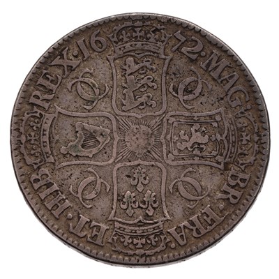 Lot 60 - Charles II, Crown 1672, V.QVARTO, third draped...