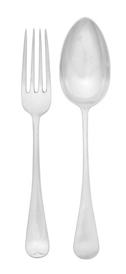 Lot 124A - Twelve George V Silver Dessert-Spoons and Six Dessert-Forks