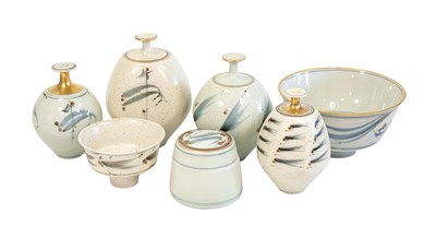 Lot 56 - Derek Clarkson (1928-2013): A Porcelain Bottle,...