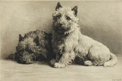 Lot 301 - Herbert Thomas Dicksee RE (1862-1942) Two...