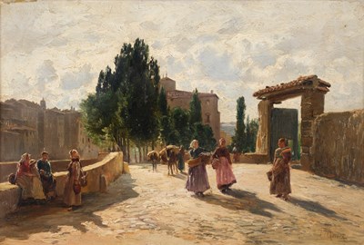 Lot 1057 - Jaime Morera Y Galicia (1854-1927) Spanish...