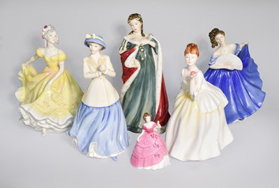 Lot 302 - Fifteen Royal Doulton Porcelain Figures of...