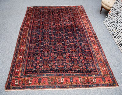Lot 1332 - Bidjar Carpet, Circa 1910, the indigo Herati...