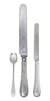 Lot A French Silver Table-Service