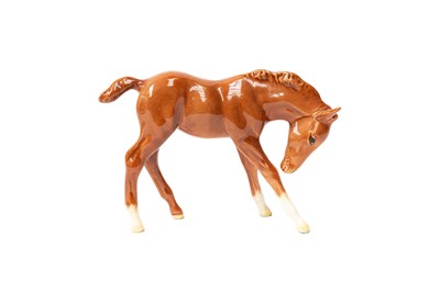 Lot 76 - Beswick Foal (Large, Head Down), model No. 947,...