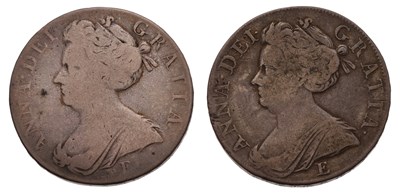Lot 85 - Anne, Crown 1708/7E, SEPTIMO, Edinburgh Mint,...