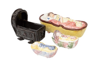 Lot 81 - A Staffordshire Pearlware Model of a Sleeping...