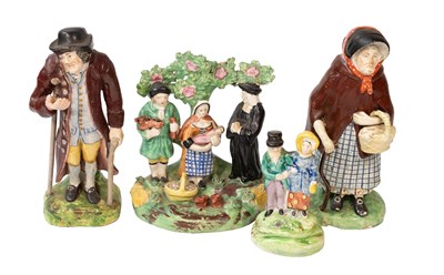 Lot 75 - A Staffordshire Pottery "Tythe Pig" Figure...