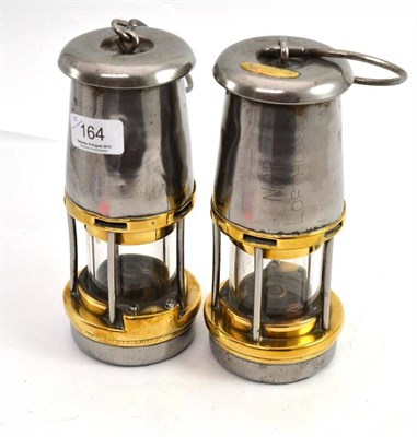 Lot 164 - Pair of miners lamps