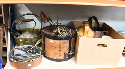 Lot 382 - 19th Century and Later Copper and Brass,...