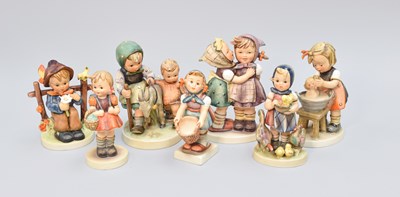Lot 295 - Seventeen Various Goebel Pottery Figures,...