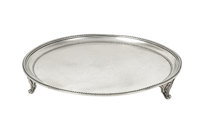 Lot A George III Silver Waiter