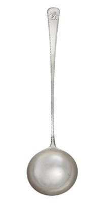 Lot A George III Silver Soup-Ladle