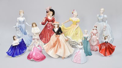 Lot 311 - Twelve Royal Doulton Porcelain Figures of...