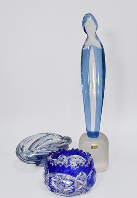 Lot 112 - A Val St Lambert Glass Sculpture of the...