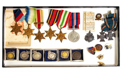 Lot 68 - A Second World War Group of Six Medals,...
