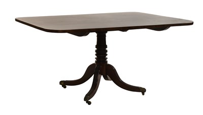 Lot 606 - A George III Mahogany and Rosewood-Crossbanded...