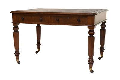 Lot 559 - A Victorian Oak Writing Table, circa 1870, of...