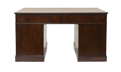 Lot 560 - An Early Victorian Mahogany Partners' Desk,...