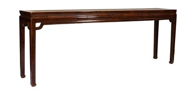 Lot 571 - A Chinese Hardwood Altar Table, late...