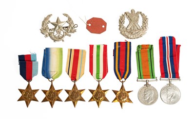 Lot 69 - A Second World War Group of Seven Medals,...