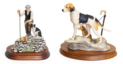 Lot 70 - Border Fine Arts 'Fell Hound with Lakeland...