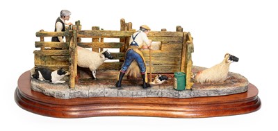 Lot 57 - Border Fine Arts 'Twice Under' (Sheep Dipping),...
