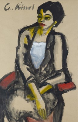 Lot 1181 - Gernot Kissel (1939-2008) German "Girl with...
