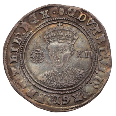 Lot 34 - Edward VI, Shilling, fine silver issue, mm....