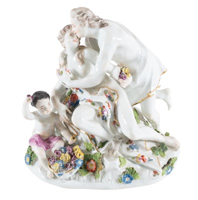 Lot 132 - A Meissen Porcelain Figure Group of Medea and...