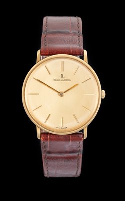 Lot 2154 - Jaeger LeCoultre: An 18 Carat Gold Wristwatch,...