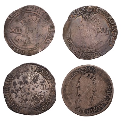 Lot 47 - James I, Shilling, second coinage 1604-19, mm....