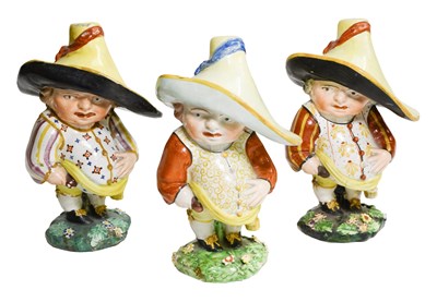 Lot 57 - Three Staffordshire Pearlware "Mansion House...