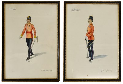 Lot 207 - C.H.B Dellow 33rd/76th Foot and 9th Foot,...