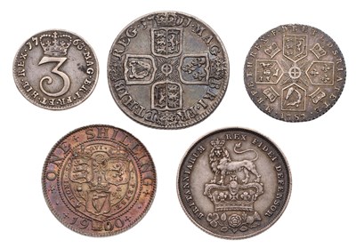 Lot 90 - Miscellaneous Shillings, Sixpences and...