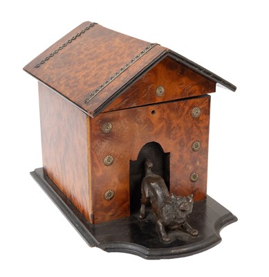 Lot 202 - A French Amboyna and Patinated-Bronze Musical...