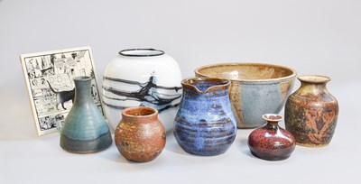 Lot 332 - Various Studio Pottery, including Lacock...