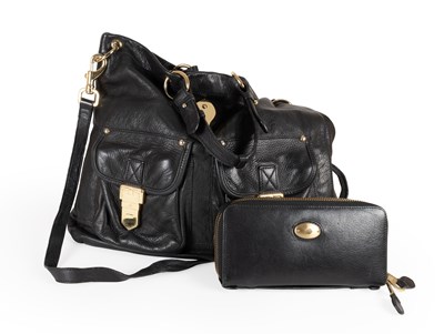 Lot 1008 - A Mulberry Black Leather Tillie Tote Bag, with...