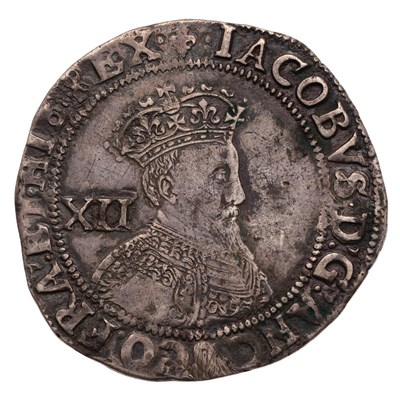 Lot 44 - James I, Shilling, first coinage 1603-4, mm....