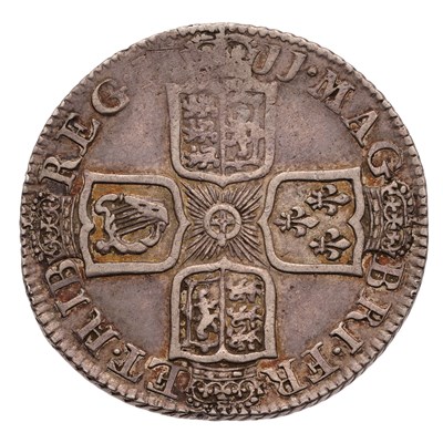 Lot 89 - Anne, Shilling 1711, fourth draped bust, plain...