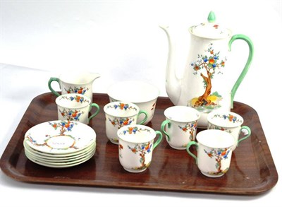 Lot 230 - A Shelley coffee set