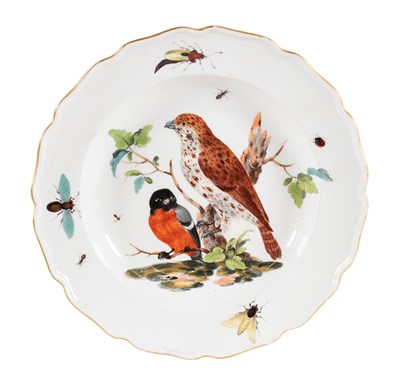 Lot 144 - A Marcolini Meissen Porcelain Soup Plate,...