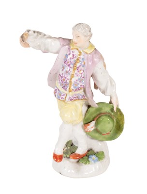 Lot 133 - A Meissen Porcelain Figure of an Actor, circa...