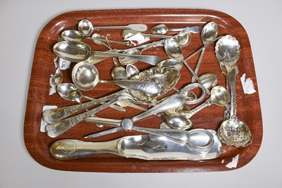 Lot 161 - A Collection of George III and Later Silver...