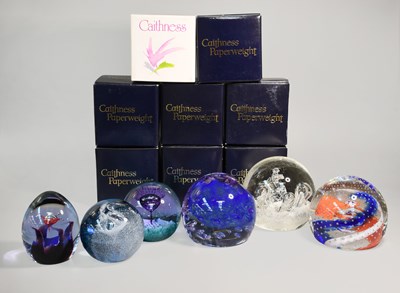 Lot 167 - Caithness Paperweights, including seven boxed...