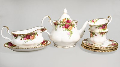 Lot 225 - A Royal Albert "Old Country Roses" Pattern...