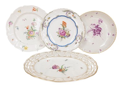Lot 125 - A Nymphenburg Porcelain Plate, circa 1760,...