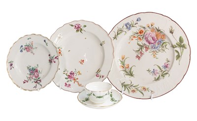 Lot 27 - A Bow Porcelain side Plate, circa 1755, with...